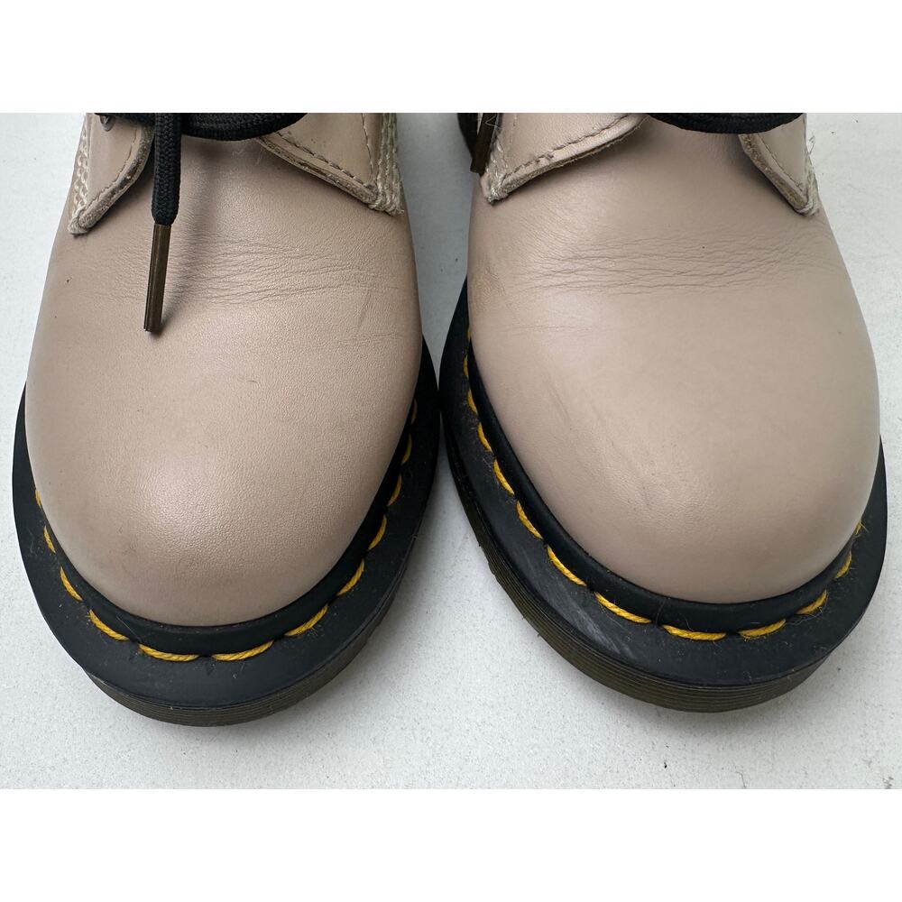 Dr. Martens Clemency Natural Wanama Heeled Lace Up Boots Women's Sz 6 - Picture 5 of 10